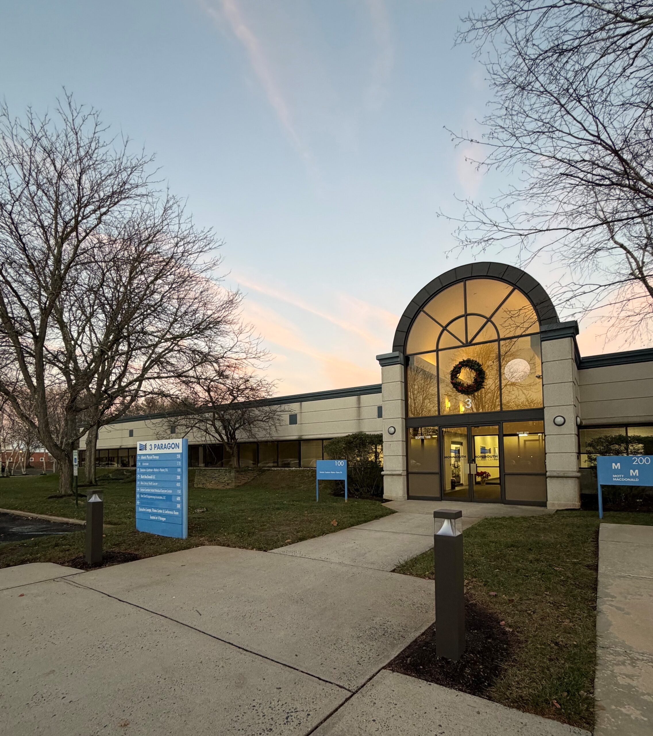 Exterior view of the building