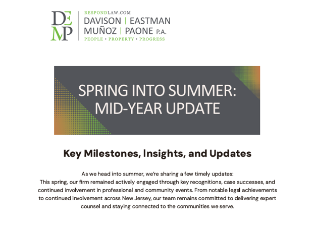 Davison Eastman Munoz Paone Mid-Year 2026 Update